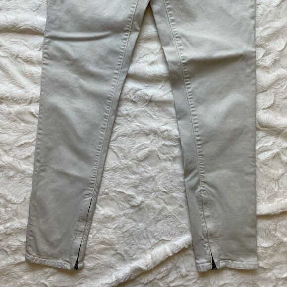 Rag & Bone Cream Moto Zipper Capri - Women’s 27 - Picture 3 of 9